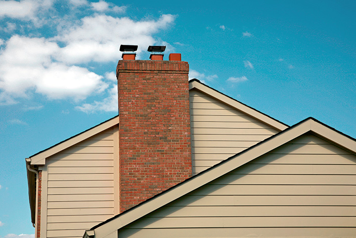Side of House Against a Blue Sky