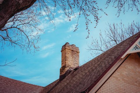 Spalling Brickwork of Chimney