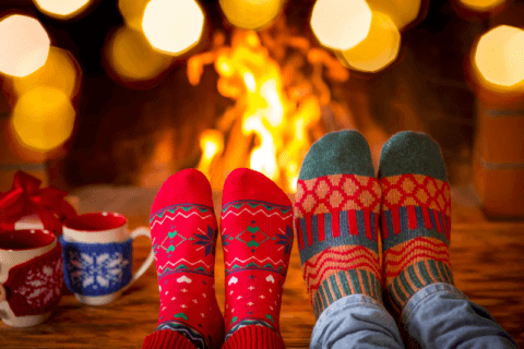 Family enjoying in the Holiday Season in Maryland